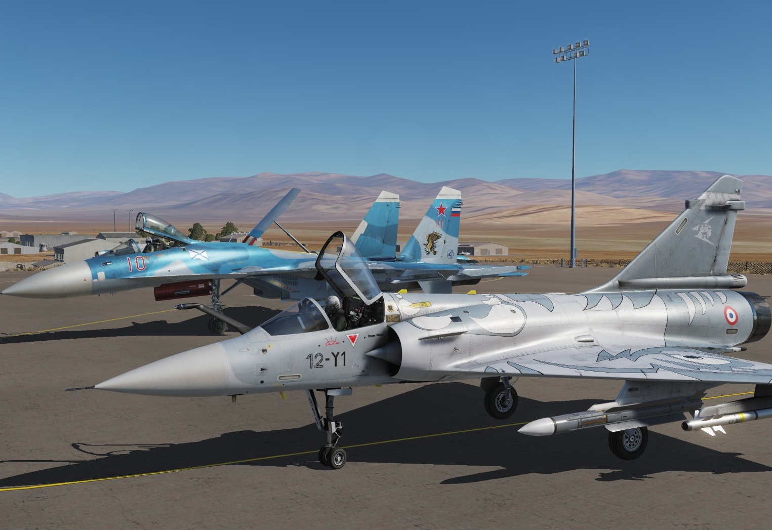 Mirage 2000 et Su-33