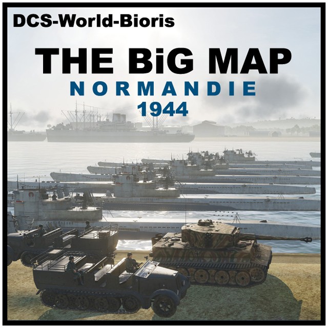 The Big MAP Normandie DCS-World-Bioris